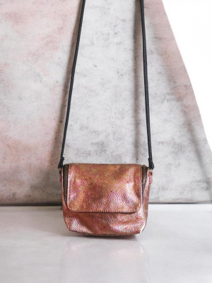 Petit Sac Shiny — Champagne, Rose & Cuivre