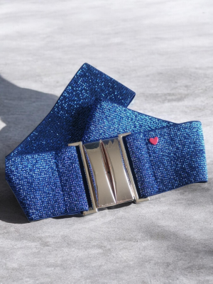 Ceinture Paillettes Bleu Marine